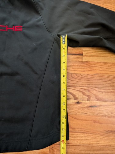 Porsche Motor Sport Softshell Händler Jacke Full Zip Herren Gr. Large schwarz rot - Bild 3 von 5