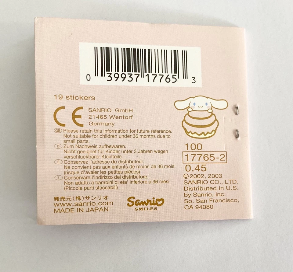 Vintage Sanrio Cinnamoroll Mini Stickerbuch - Bild 2 von 4