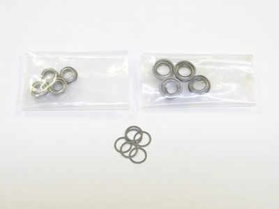 NEW ASSOCIATED RC10 GRAPHITE EDITION Bearings Axle Set Flanged TEAM CAR GOLD AK6