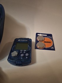 Sega Dreamcast Clear Blue Controller And Matching VMU **Discounted** Damaged VMU