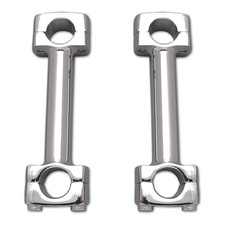 Paughco Chrome 5 in. Dog Bone Risers - 25-215...