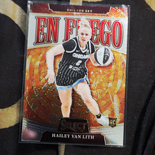 Panini 2025 Select WNBA En Fuego Hailey Van Lith Chicago Sky #2 RC Insert