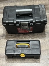Husky Heavy Duty Plastic Portable 16 Tool Box...