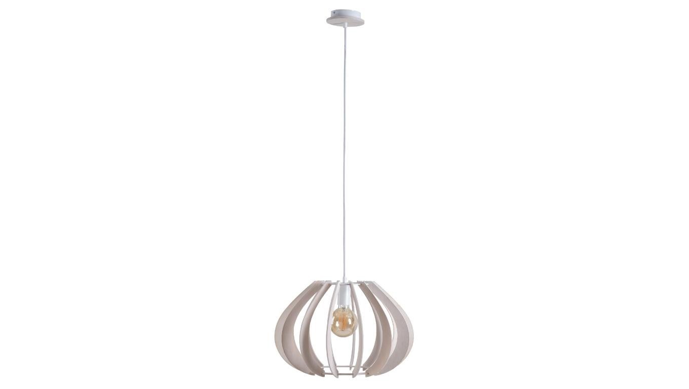 Hanging lamp modern wood 1xe27 NORA 645