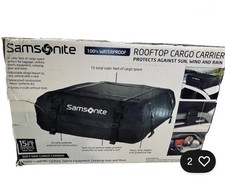 Samsonite Rooftop Cargo Carrier 38 X 38 X 18 In. 995196 15 Cu Ft No Box