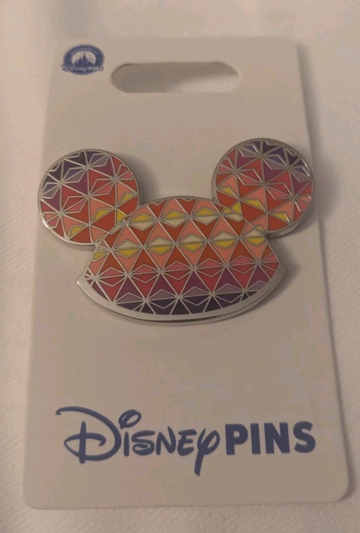New Disney Parks Spaceship Earth Epcot Mickey Ears Pin