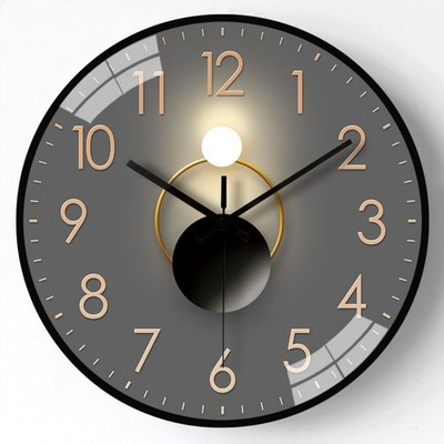 Nicht tickende leise Metall Wanduhr modernes Design für Zuhause oder Büro