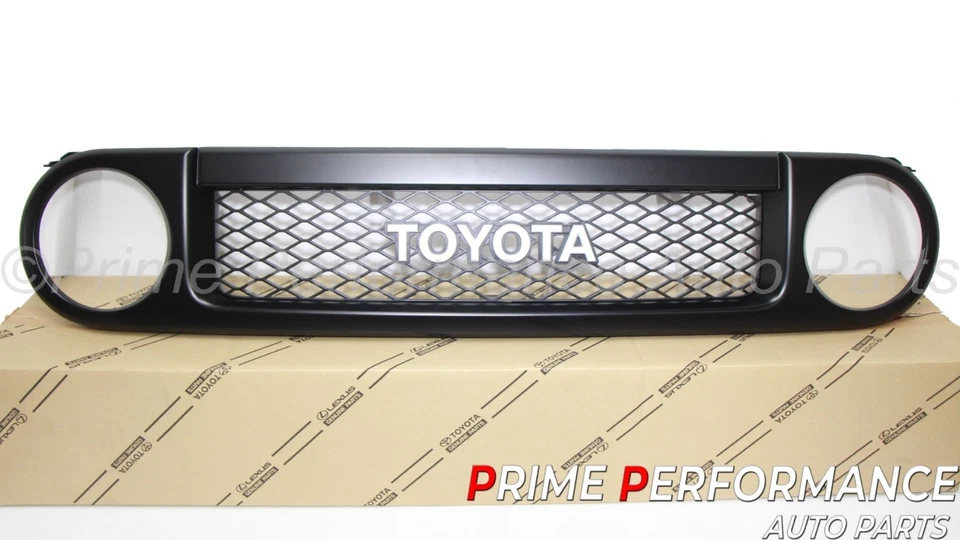 Parrilla delantera negra genuina Toyota FJ Cruiser 2007-2014 Trail Teams 53100-35B00 Foto 2 de 4