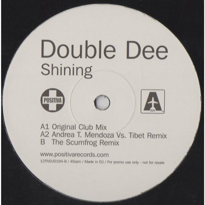 Double Dee - Shining (Vinyl 2x12'' - 2003 - UK - Original)