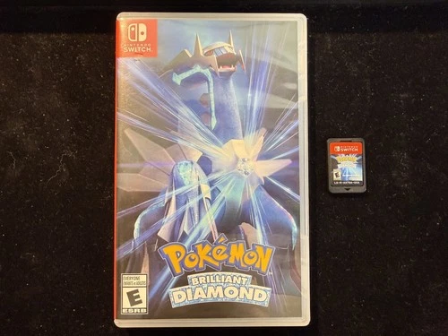 Nintendo Switch Pokemon Brilliant Diamond Cartridge & Case