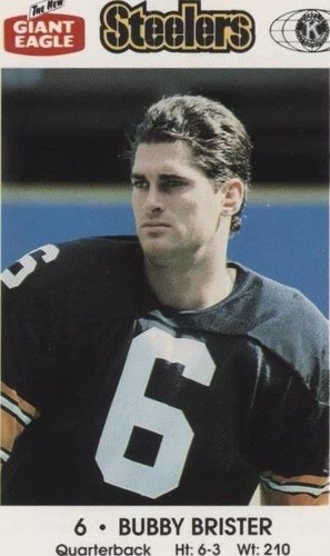 1992 Upper Deck Football Card Bubby Brister #167 Pittsburgh