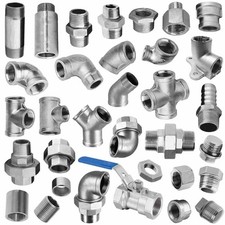 Gewinde Fittings aus Edelstahl Schraubfitting Nirosta Fittinge Muffe Gewinde AG