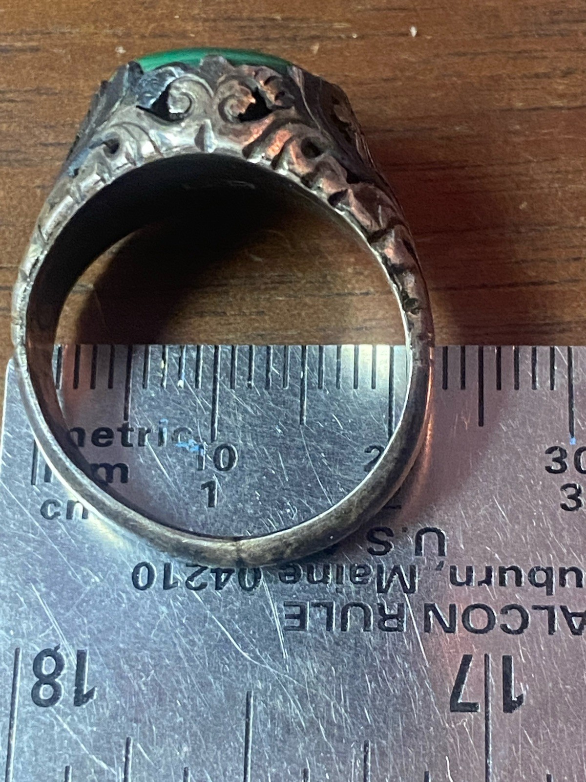 Solid 925 Sterling Silver Malachite Gemstone Woma… - image 13