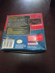 Nintendo Virtual Boy Red Alarm box ONLY, no game, Nice shape!