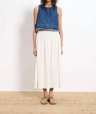 Frnch Akane Midi Skirt Size M