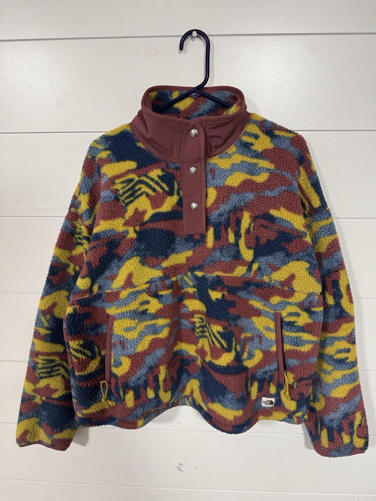 The North Face Women's Cragmont 1/4 Snap Fleece Pullover Sherpa Teddy Size Large thumbnail 2