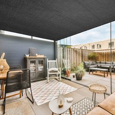 10x20ft 60%UV Sunblock Shade Cloth for Pergola Garden Plant Cover Porch Vertical