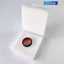 BP650nm Bandpass Filter, Narrowband Wavelength 650nm, Only Transmits Red Light