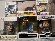 Lot 5 Funko Pop Disney Mickey Mouse Captain Hook Evil Queen Beauty & The Beast