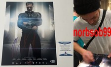 MICHAEL SHANNON SIGNED ZOD MAN OF STEEL 11x14 PHOTO w/EXACT PROOF & BECKETT COA