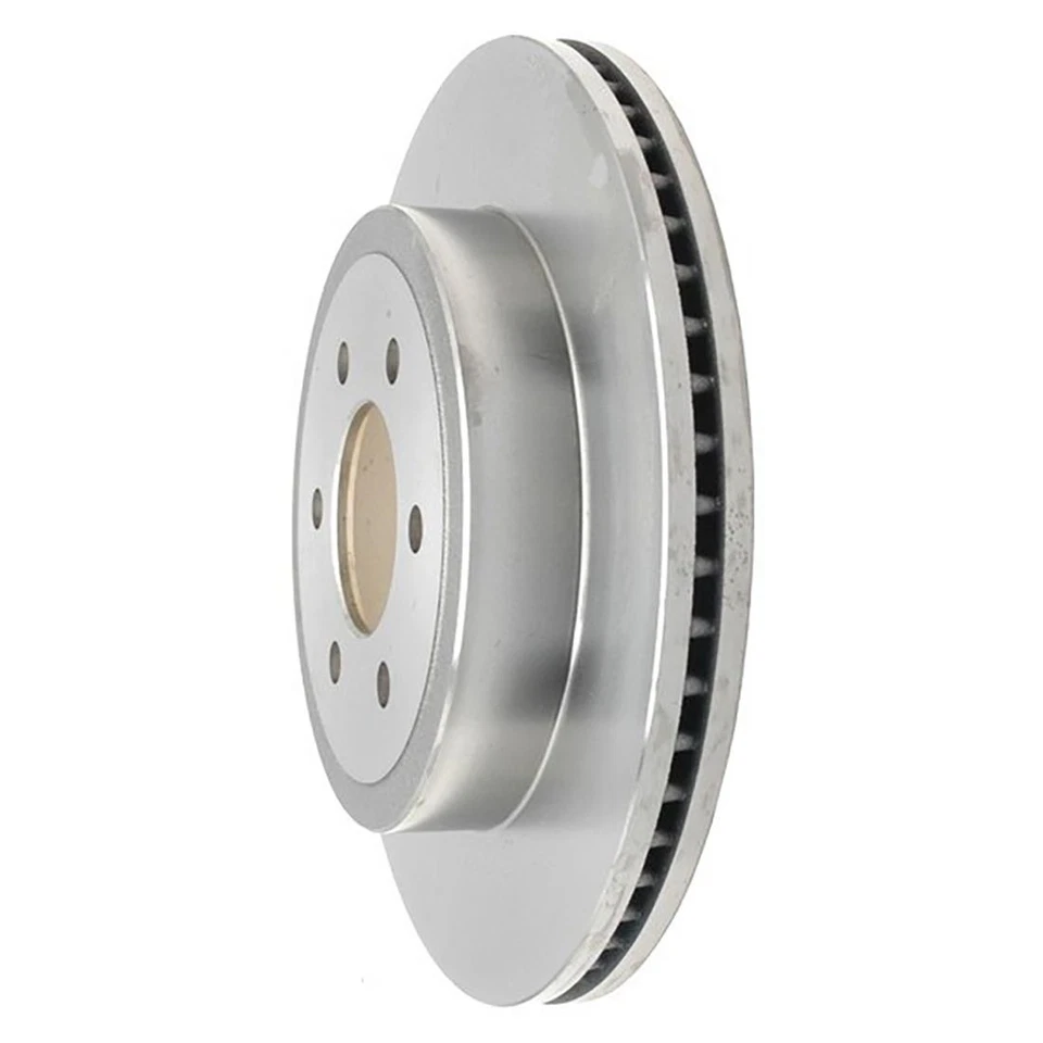 Rotores de freno delanteros + pastillas de freno metálicas y herrajes para Dodge Dakota 2003-2004 Foto 3 de 4