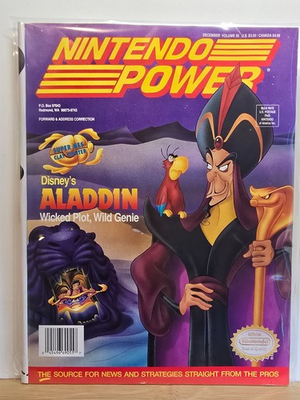 #ad Nintendo Power #55 1993 Aladdin Jaffar FN $13.30