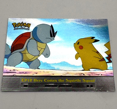 #EP12 Here Comes The Squirtle Squad foil Topps Pokemon TV Animation Series MP