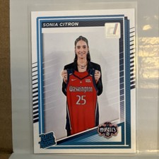 Sonia Citron 2025 Panini Donruss WNBA Rated Rookie Card #87 Washington Mystics