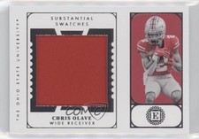 2022 Panini Chronicles Draft Picks Encased Substantial Swatches Chris Olave 00jz