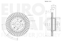 2X Bremsscheibe Vorderachse BelüFtet Ø252Mm FüR Hyundai I10 BA IA I10