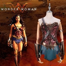 Wonder Woman Diana Prince Halloween Cosplay Performance Costumes Outfits Dress