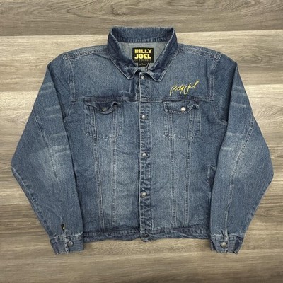 RARE BILLY JOEL ORIGINAL DENNIM JACKET LIGHTLY USED NEW YORK STATE OF MIND XL
