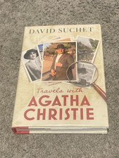 DAVID SUCHET: TRAVELS WITH AGATHA CHRISTIE: SIGNED UK FIRST EDITION HARDCOVER