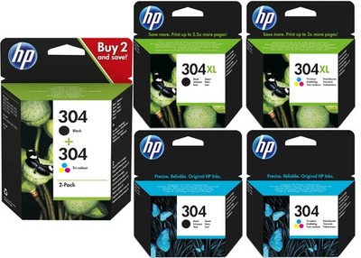 HP 304 304XL für DeskJet 2600 2620 2630 3720 3750 3760 3762 uvm.