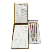 Vtg Bridge SCORE PAD AND SET OF 4 GRAPHITE PENCILS by Stylecraft