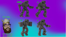 Grand Summoner aka "Thor II" Alternate Mech Model For Battletech 6mm-10mm-15mm