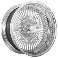 Reverse 150-spoke Straight Lace La Wire Wheels 20x8 Chrome Rims 1pc C3 Reverse 150-spoke Straight Lace La Wire Wheels 20x8 Chrome Rims 1pc C3
