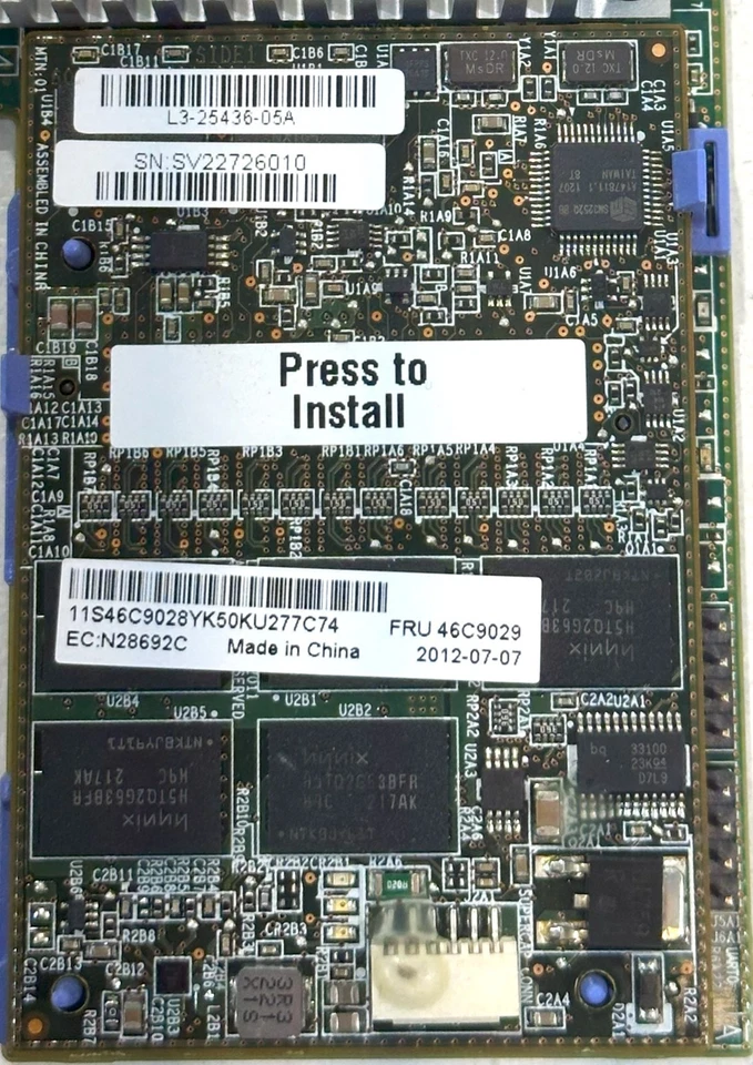 IBM ServeRAID M5110 6Gb/s SAS/SATA PCIe RAID Controller FRU P/N: 00AE807 Tested - Image 3 of 4