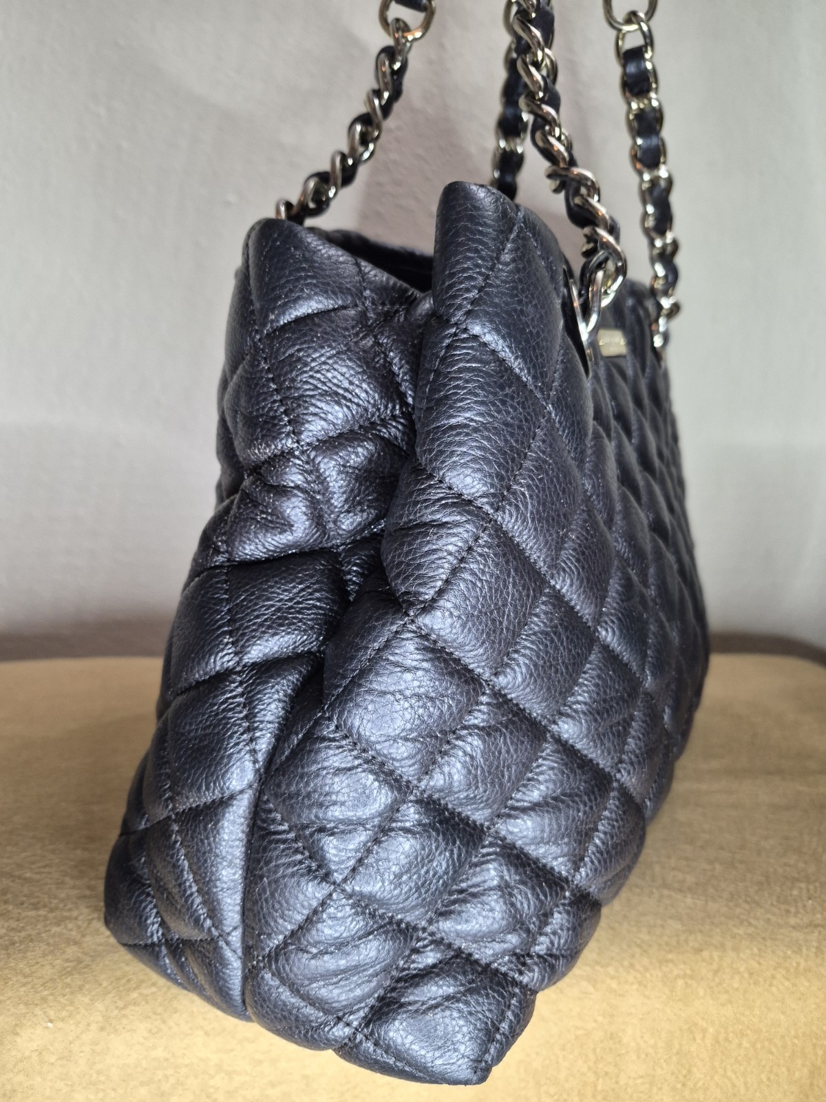 Kate Spade New York Gold Coast Maryanna Quilted Black Leather Tote Bag thumbnail 4