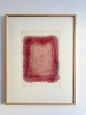 Gotthard Graubner, Untitled, Öl auf Papier, 1970, Unikat, 71 x 55,2 cm