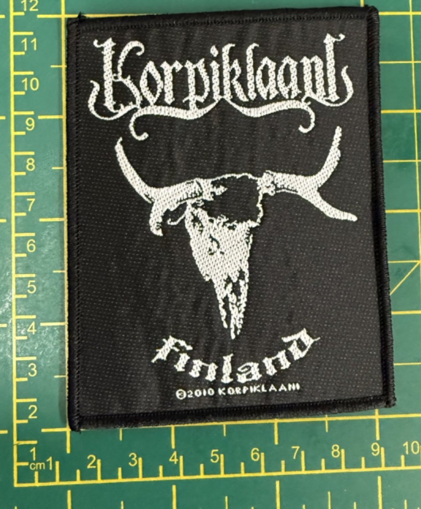 Korpiklaani Finland Woven Sew On Patch Officially Licensed Patch