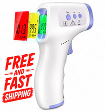 Infrared Forehead Thermometer Non Contact LCD Digital Adult Baby Fever Gun