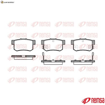 BREMSBELAGSATZ SCHEIBENBREMSE 0325.32 FÜR HONDA CITY CIVIC/VIII/IX ACCORD  MG