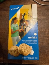 Girl Scout Cookies Trefoils Iconic Shortbread Cookies 9 oz - 1 Box of 40 Cookies