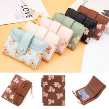 Women Mini Wallet Leather Cute Clutch Credit Card Holder Coin Purse Mini Handbag