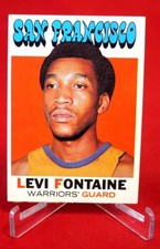 Levi Fontaine Topps NBA Basketball Card 1971 #92 EX