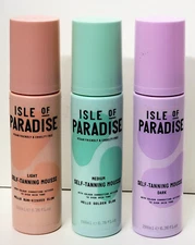 ISLE OF PARADISE SELF-TANNING MOUSSE 6.76 FL OZ PICK YOUR SHADE/COLOR