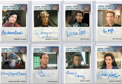 Star Trek DS9 Deep Space Nine Autogramm & Kostümkarte Auswahl Neuwertig  - Bild 7 von 158