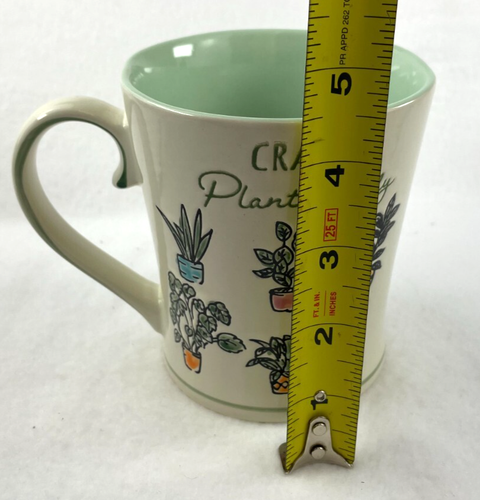 Crazy Plant Lady Becher grün & weiß Kaffeebecher Teetasse Spectrum Designz 20 oz NEU - Bild 3 von 11