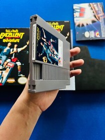 Bill and Ted Excellent NES Nintendo Box Manual CIB Complete Promo Insert POSTER